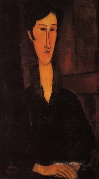  1917 Oil Painting - portrait of madame zborowska 1917 Amedeo Modigliani
